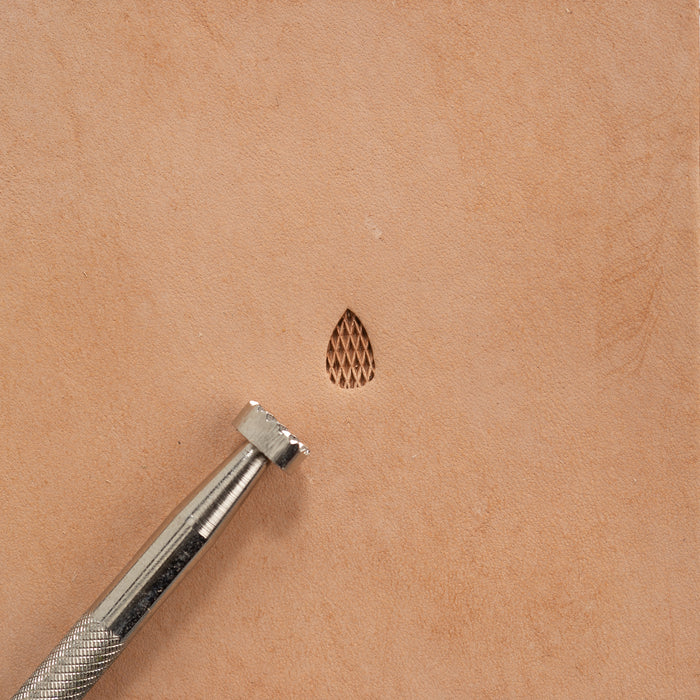 Craftool® Checked Teardrop Background Stamp