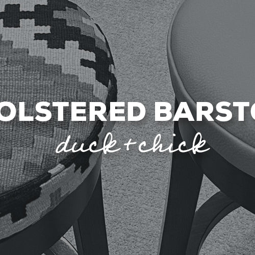 Gift Idea: Upholstered Barstool with Duck+Chick
