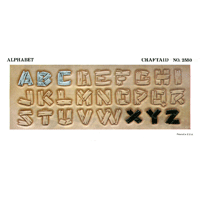 2550 Alfabeto de madera