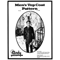 2665 Mens Top Coat Pattern Size 38
