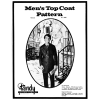 2665 Mens Top Coat Pattern Size 38