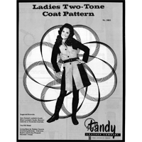 2680 Ladies Two Tone Coat Pattern
