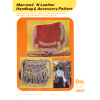 2691 Macrame N Leather Handbag And Accessory Pattern 1
