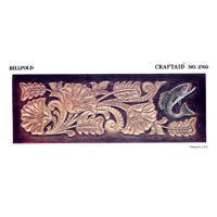 2760 Fish Floral Billfold