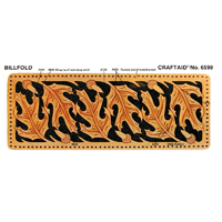 6598 Porte-billets filigrane feuille