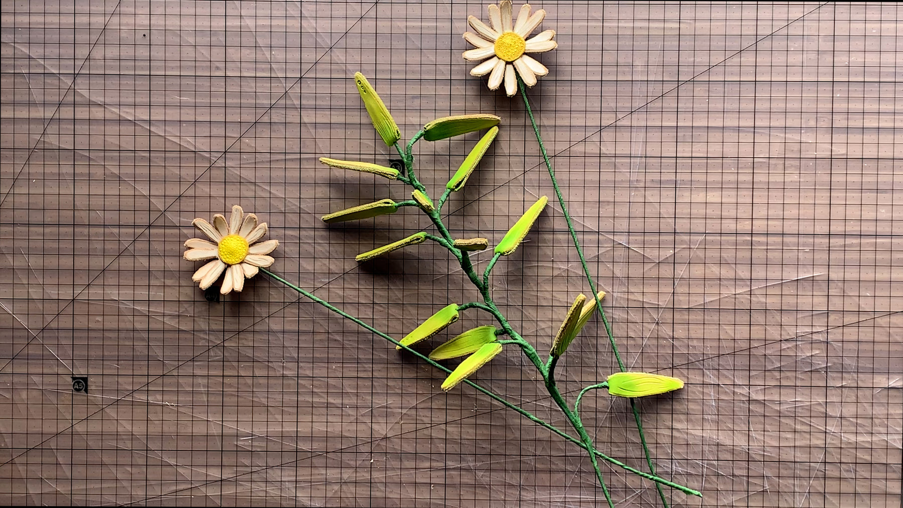 Crafting Leather Foliage and Daisies: A Fun DIY Project for All Ages