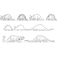 Belt Designs Dinosaurs