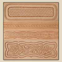 Finesse de l'estampage des bordures