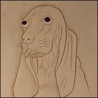 Carving a Basset Hound Pattern