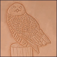 Carving a Snowy Owl