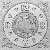 Clock Acorn Oak Leaf Stamps