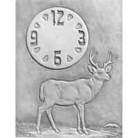 Clock Mule Deer Design