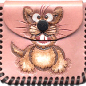 Coin Purse 4107-00: Tooling Pattern for Doggie Tip Sheet