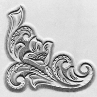 Patterns Corne R Corner Floral Pattern Choices — Tandy Leather, Inc.