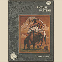 Craftool Picture Pattern 6007 The Buffalo Brave