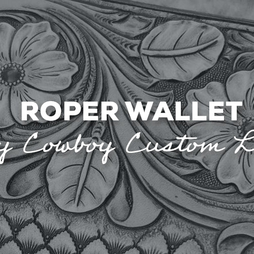 Gift Idea: Roper Wallet with Crazy Cowboy Custom Leather