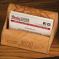 Desk Top Business Card Holder Pattern Tandy Leather, Inc. Desk Top Business Card Holder Pattern Tandy Leather, Inc.