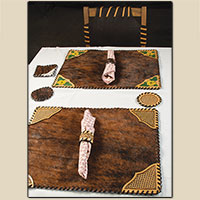 Dining Table Place Settings Pattern
