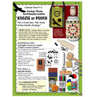 Ecology Tooling Koozie or Pouch Lesson Plan