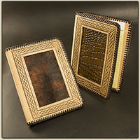 Leather Pattern Inlay Exotic Inlay Notebook Cover Pattern — Tandy Leather, Inc.
