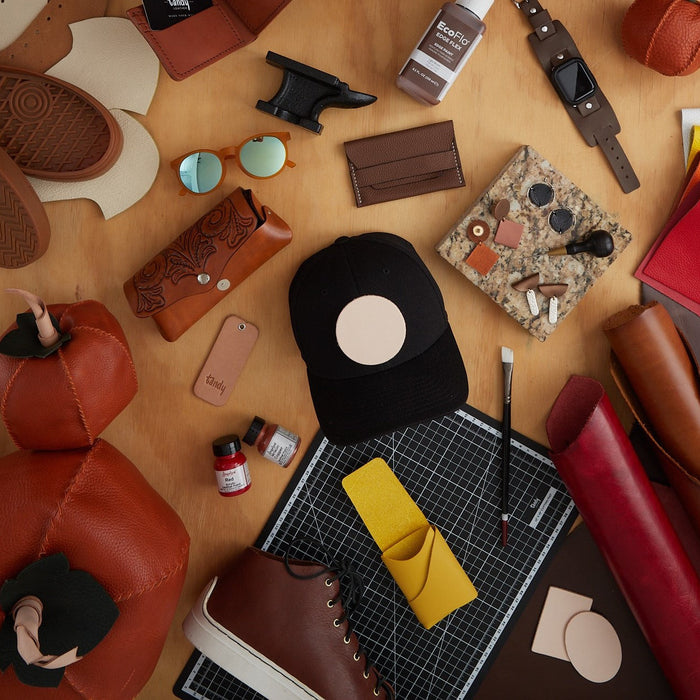 Leather Pumpkins: Free Pattern & Tutorial