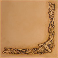 Étui et motif de coin floral par Jim Linnell