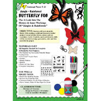 Jungle Rainforest Non Tooling Butterfly Shape Lesson Plan