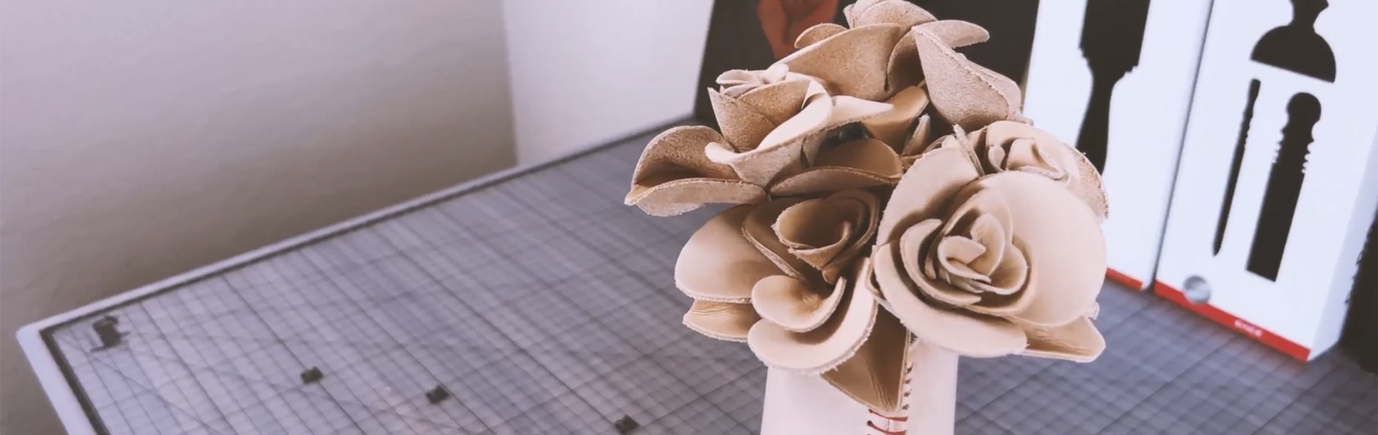 Build-A-Long: Half Dozen Leather Roses (with BONUS Vase!) — Tandy ...