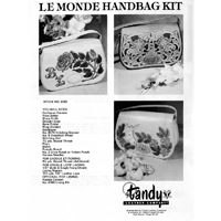 Patrón de kit de bolso Le Monde