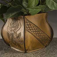 Leather Vase Pattern 2