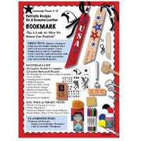 Patriotic Tooling Bookmark Fringed Lesson Plan