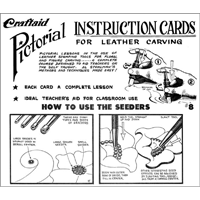 Pictorial Instruction Cards for Leather Carving