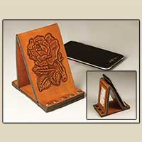 Phone Stand Pattern Portable Smart Phone Stand Pattern — Tandy Leather, Inc.