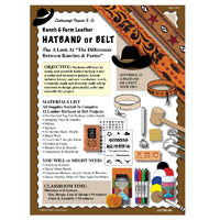 Ranch Farm Tooling Hatband or Belt Lesson Plan