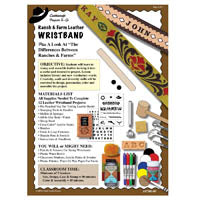 Ranch Farm Tooling Wristband Lesson Plan