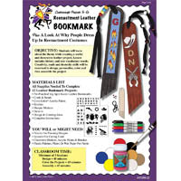 Reenactment Non Tooling Bookmark Fringed Lesson Plan