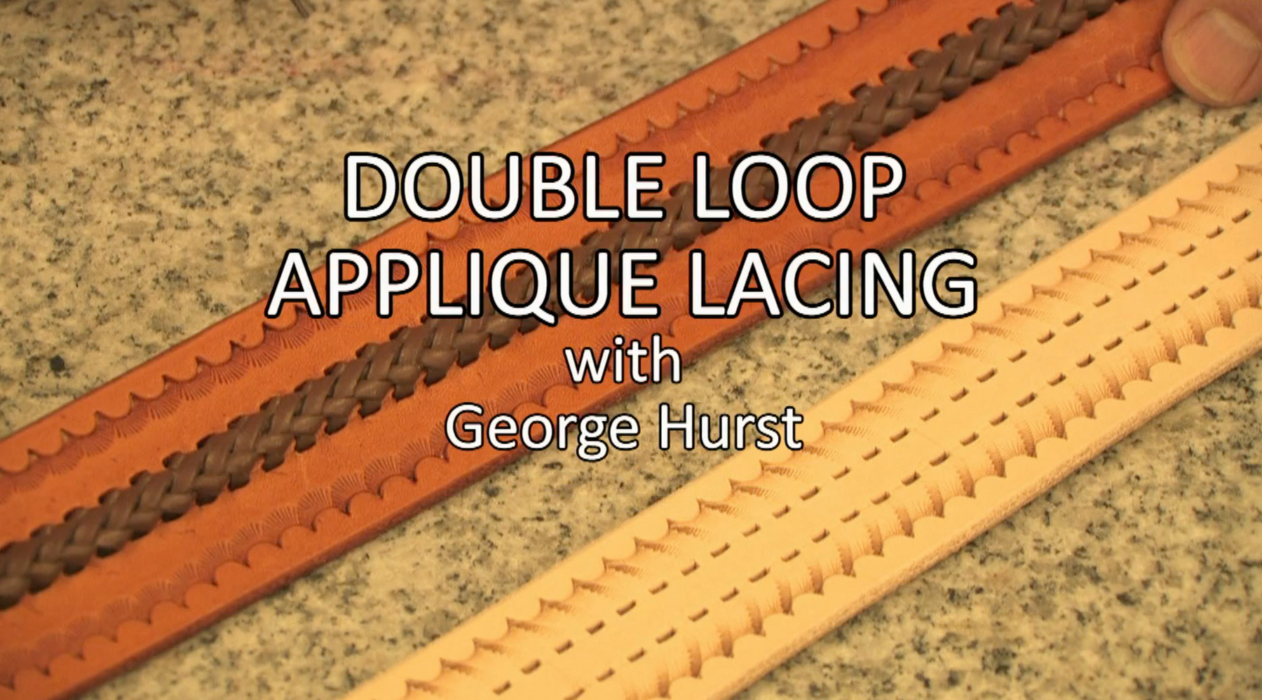 Double Loop Appliqué Lacing — Tandy Leather, Inc.
