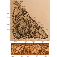 Sheridan Floral Corner and Belt Pattern by Jim Linnell