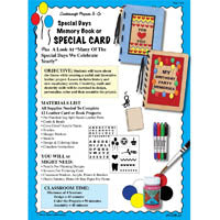 Special Days Non Tooling Card or Memory Book Lesson Plan