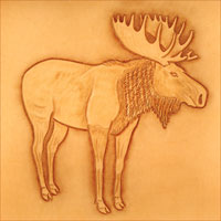 Standing Moose Pattern — Tandy Leather, Inc.