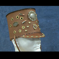 Steampunk Shako Leather Hat