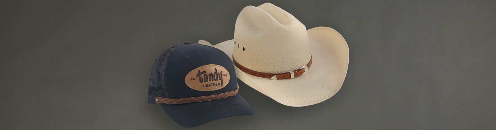 Gift Idea: Cowboy & Trucker Hatbands with Western Element Leather