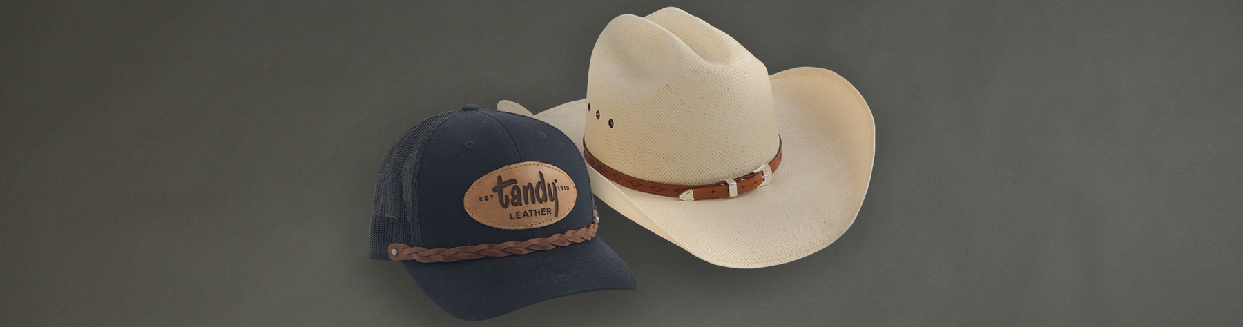 Gift Idea: Cowboy & Trucker Hatbands with Western Element Leather