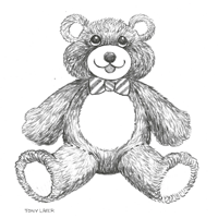 Teddy Bear Boy Sketch