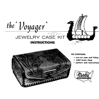 The Voyager Jewelry Case Kit Pattern