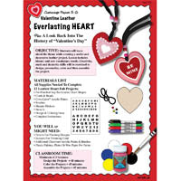 Valentine Non Tooling Heart Fob Lesson Plan