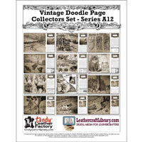 Vintage Doodle Page Collectors Set - Série A12
