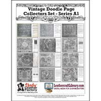 Vintage Doodle Page Collectors Set - Series A1