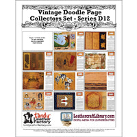 Vintage Doodle Page Collectors Set - Series D12