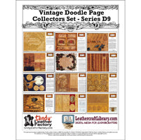Ensemble de collectionneurs de pages Doodle Vintage - Série D9